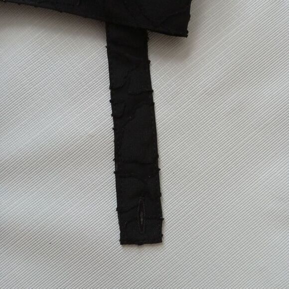 Ann Taylor Black Sheer Animal Print Lightweight Button Up Blouse Women's Size 8 - Picture 12 of 14